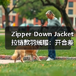 Zipper Down Jacket拉链款羽绒服：开合差异化引领实用服装新潮流