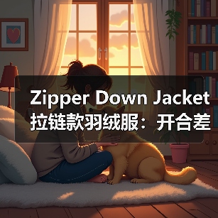 Zipper Down Jacket拉链款羽绒服:开合差异化引领实用服装新潮流(图3) Zipper Down Jacket拉链款羽绒服:开合差异化引领实用服装新潮流(图3)