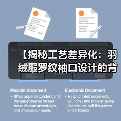 【揭秘工艺差异化:羽绒服罗纹袖口设计的背后秘密】(图2) 【揭秘工艺差异化:羽绒服罗纹袖口设计的背后秘密】(图2)