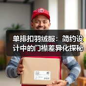 单排扣羽绒服：简约设计中的门襟差异化探秘