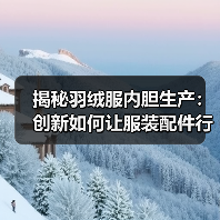 揭秘羽绒服内胆生产：创新如何让服装配件行业差异化飞跃（图4）