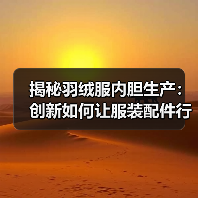 揭秘羽绒服内胆生产：创新如何让服装配件行业差异化飞跃（图2）