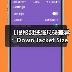 【揭秘羽绒服尺码差异：Down Jacket Size System的行业秘密与实操指南】（图3）
