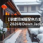 【掌握羽绒服配色方案：2026年Down Jacket Color Matching的时尚密码】（图1）