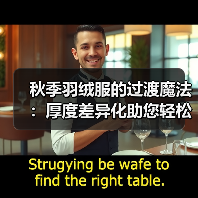 秋季羽绒服的过渡魔法：厚度差异化助您轻松切换季节