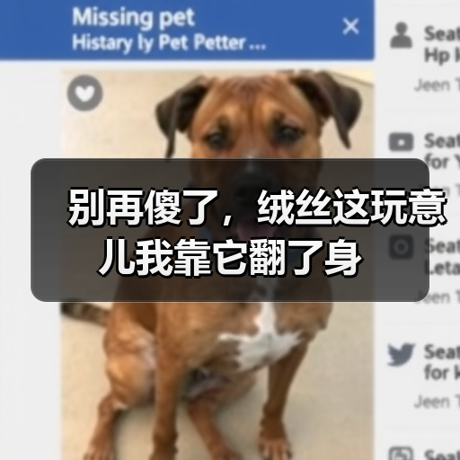 别再傻了,绒丝这玩意儿我靠它翻了身(图4) 别再傻了,绒丝这玩意儿我靠它翻了身(图4)