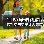 Fill Weight真能提升排名?实测结果让人震惊!(图2) Fill Weight真能提升排名?实测结果让人震惊!(图2)