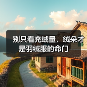 别只看充绒量，绒朵才是羽绒服的命门