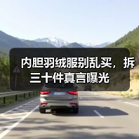 内胆羽绒服别乱买，拆三十件真言曝光