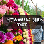 绒子含量85%?别被数字骗了(图2) 绒子含量85%?别被数字骗了(图2)