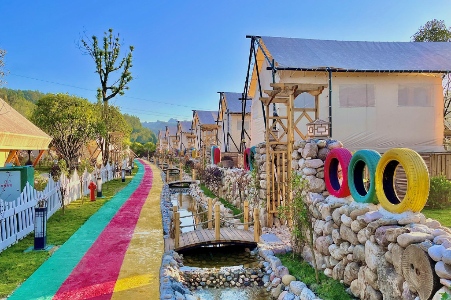 欣悦生态鹅业联合乡村文旅项目，开发“鹅文化主题农庄”体验游